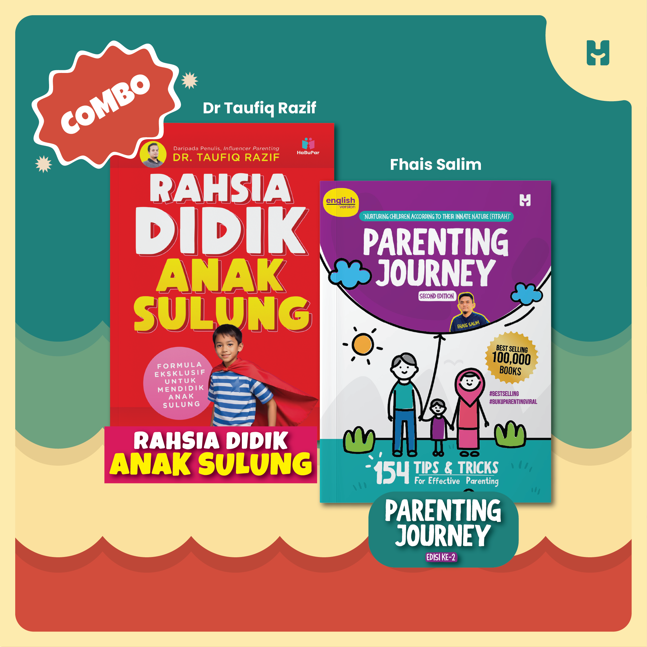 Buku Kombo Parenting Journey dan Rahsia Didik Anak Sulung (HABUPAR)