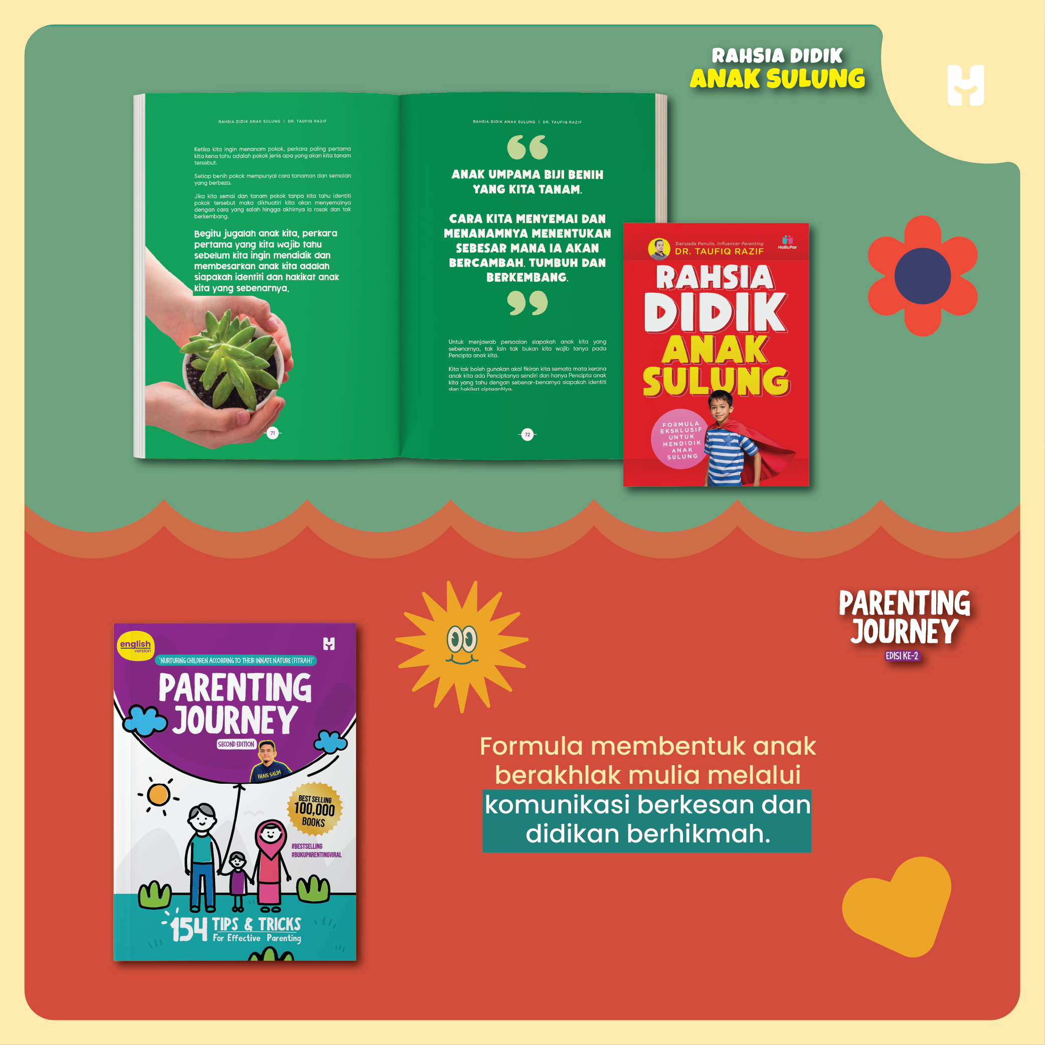 Buku Kombo Parenting Journey dan Rahsia Didik Anak Sulung (HABUPAR)