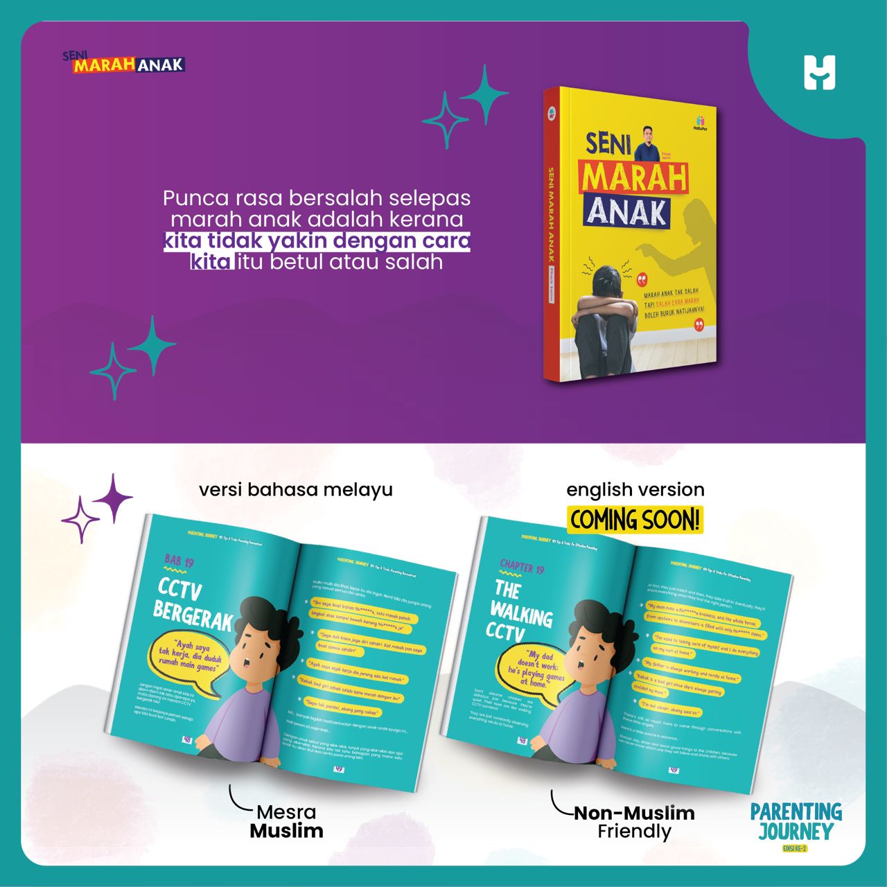 Buku Kombo Parenting Journey & Seni Marah Anak