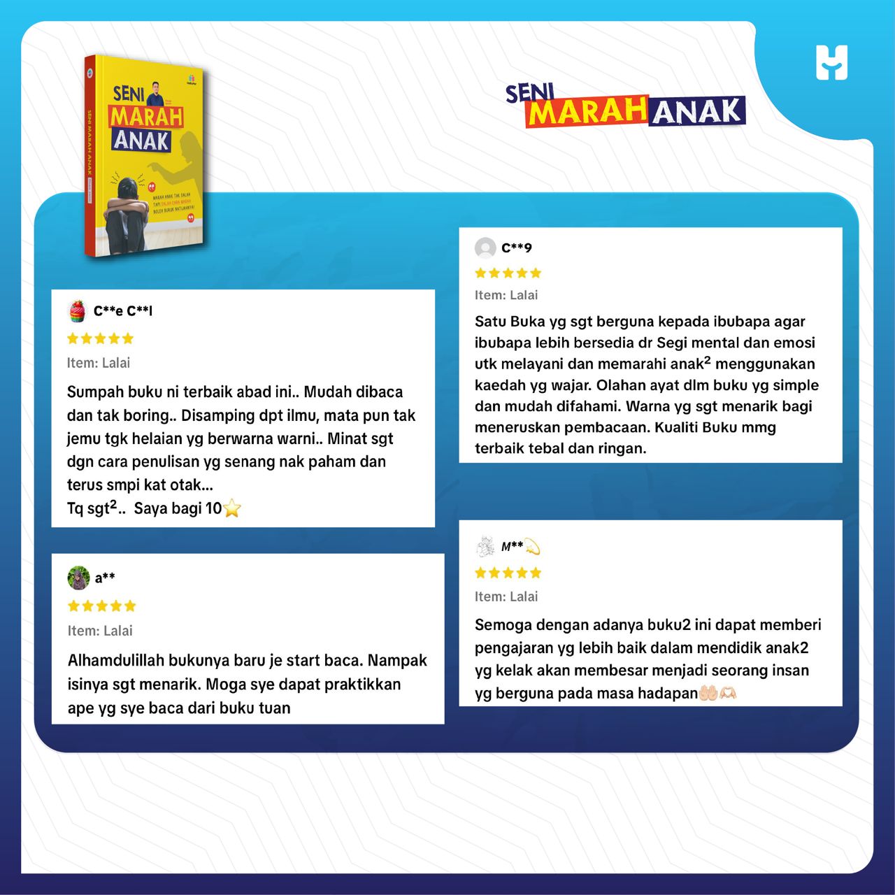 Buku Seni Marah Anak | Cara mendidik anak yang positif
