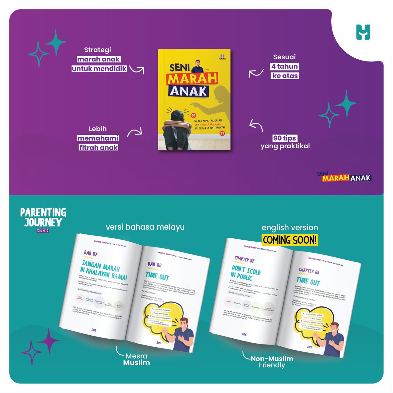 Buku Kombo Parenting Journey & Seni Marah Anak