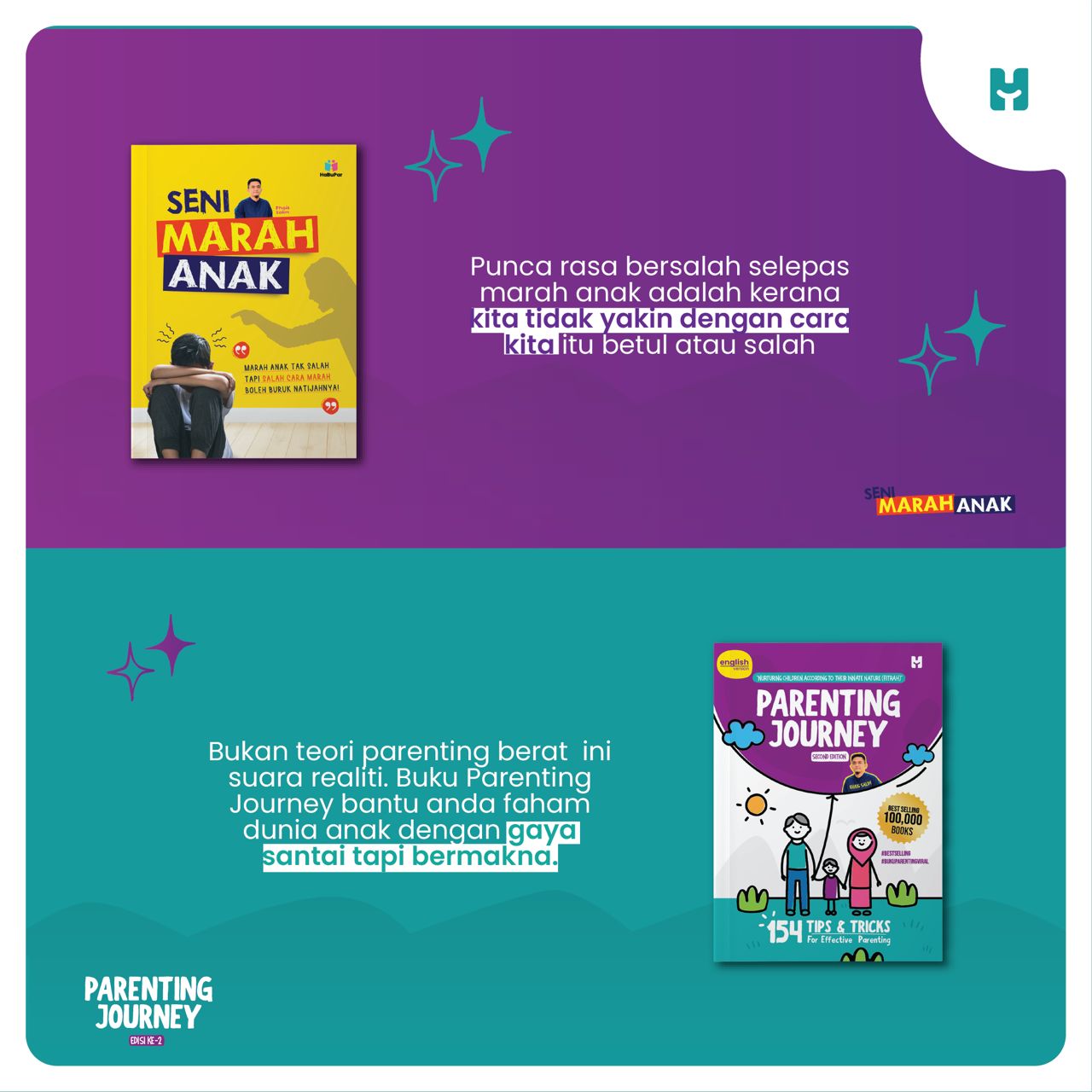 Buku Kombo Parenting Journey & Seni Marah Anak