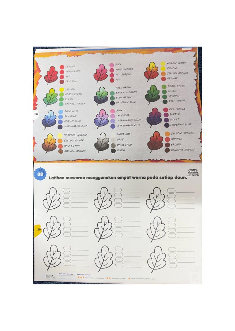 Bestnya! Mewarna menggunakan Oil Pastel | serta tips memenangi peraduan mewarna